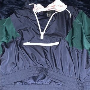 Forever 21 cropped wind breaker